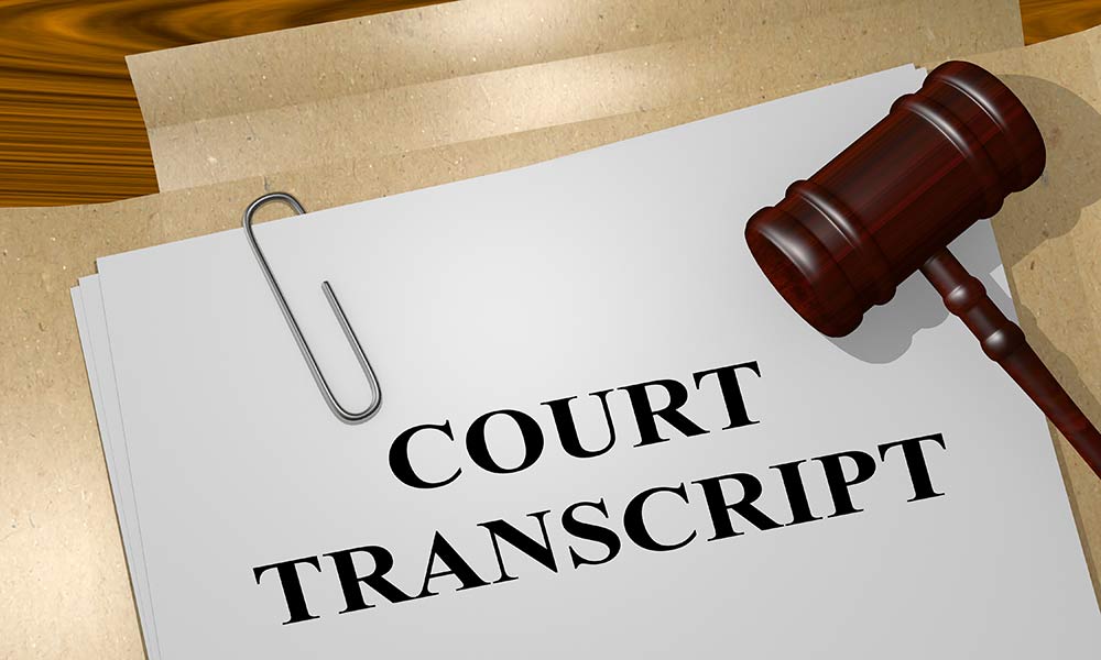 court transcription